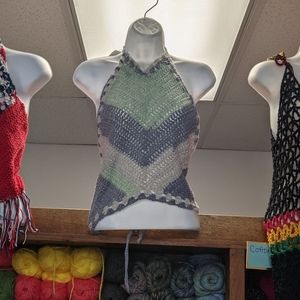 Crochet halter top